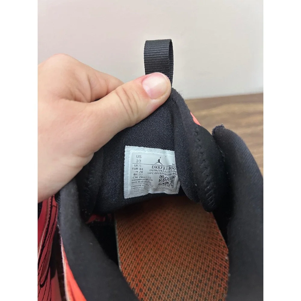 Jordan Luka 2 Bright Mango Black Basketball Shoes DX8733-800 Mens 10